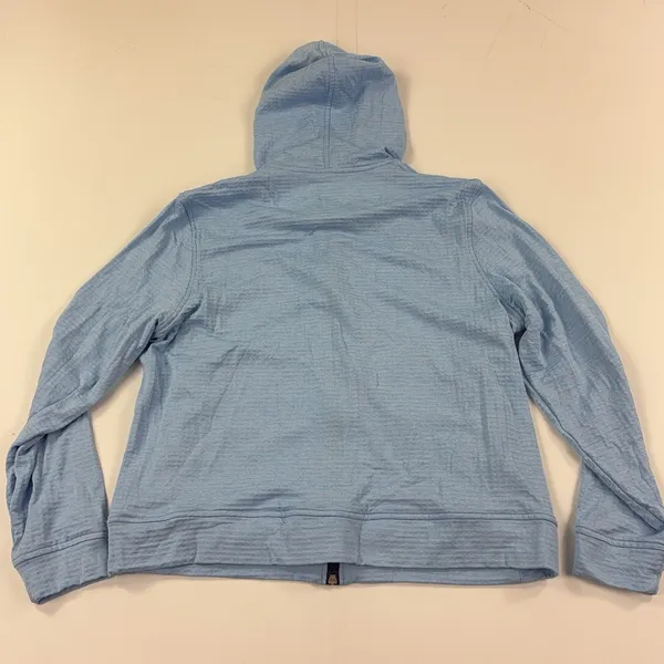 Peter Millar Women's XL Blue Full Zip Waffle Performance Golf Hoodie Crown Sport - Image 5