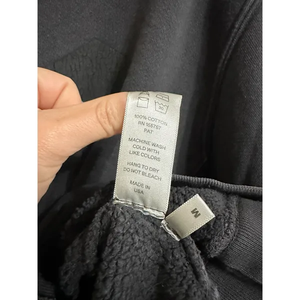 Madhappy Heavy‎ Cotton Mineral Wash Charcoal Grey Sweatshirt M streetwear - Image 5
