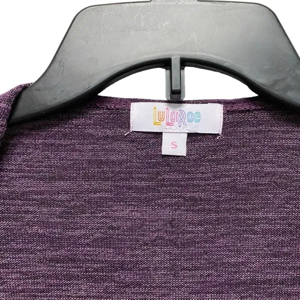Lularoe Women's Medium‎ Purple Open Cardigan Duster Pocket Loose Fit - Image 4