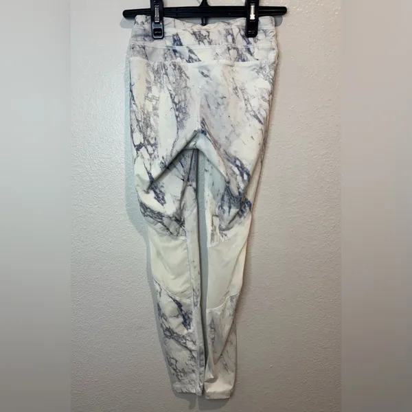 Varley Women’s Performance Windsor Tight Teal‎ Marble Leggings Size XXS - Image 7