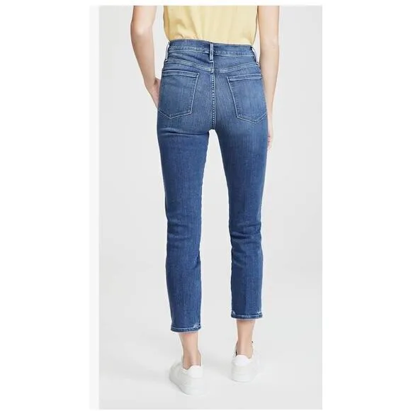 FRAME Le Sylvie Crop Jeans in‎ Edgewater Chew Size 29 - Image 2