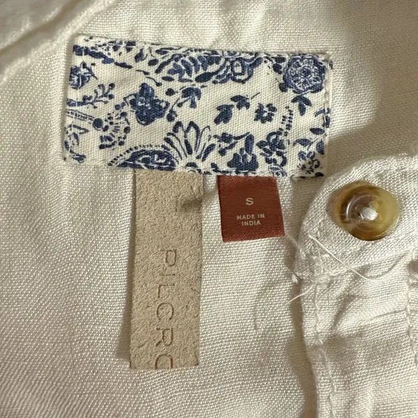 Anthro l Pilcro Ruffled Placket Shirt - Image 5