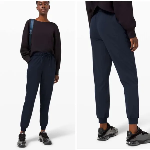 Lululemon Keep Moving Jogger high rise relaxed fit navy blue Size 2 - Image 2