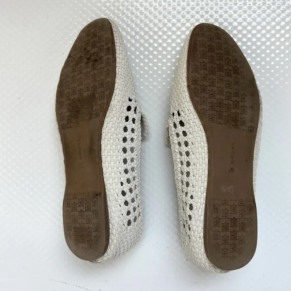 Birdies Shoes Women’s 10 The Starling Almond Toe Slip On Flats Cream Preppy Boho - Image 8
