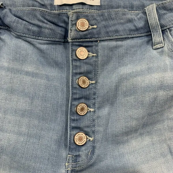 KanCan 3XL Jeans Gemma High Rise Button Fly Distress Holes Stretchy Super Skinny - Image 7
