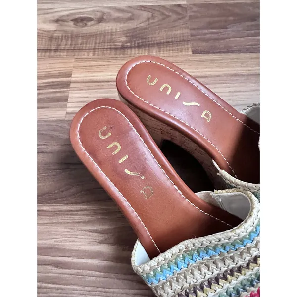 Unisa Canvas colorful, clog, slip on sandals - Image 3