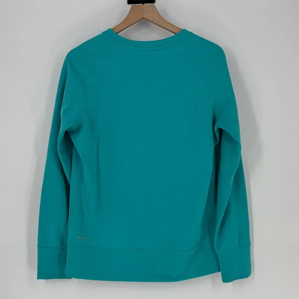 Nike large Teal Crew Sweatshirt thumb holes - Image 5
