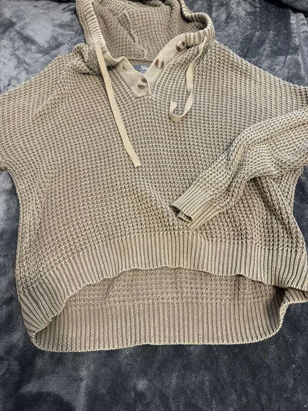 Natural Reflections Knit Hooded Sweater - Image 6