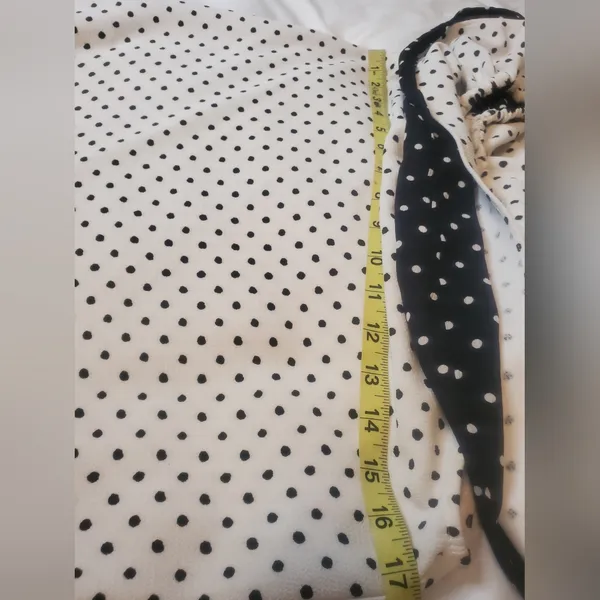 ZARA Collection Polka Dot Off-Shoulder Mini Dress Size: XS - Image 4