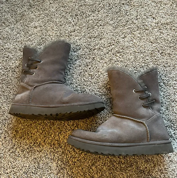 Constantine charcoal grey boots - Image 7