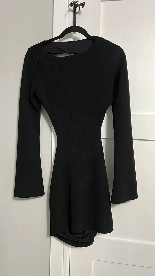 Revolve backless black dress - Image 4