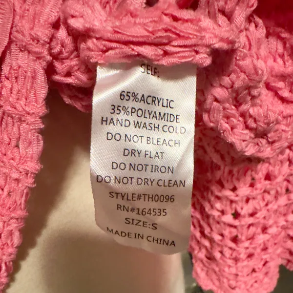 Boutique Pink knit Off the shoulder sweater - Image 7