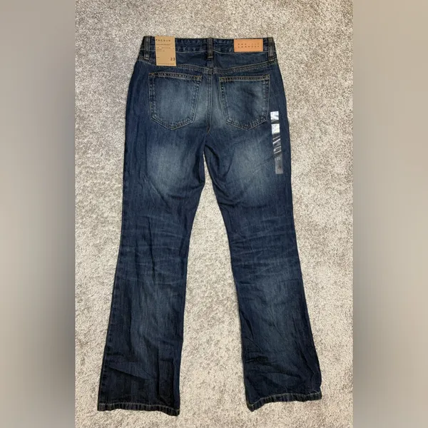 PacSun Jade Low Rise Bootcut Jeans Stretch Dark Blue Size 23 NWT - Image 9