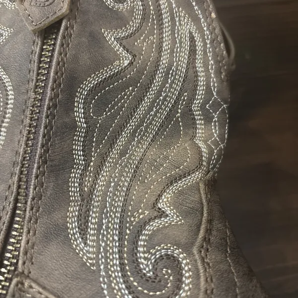 DURANGO CRUSH FASHION BOOTIES Round Toe Cowgirl Distressed Sz 8.5 Equestrian - Image 16