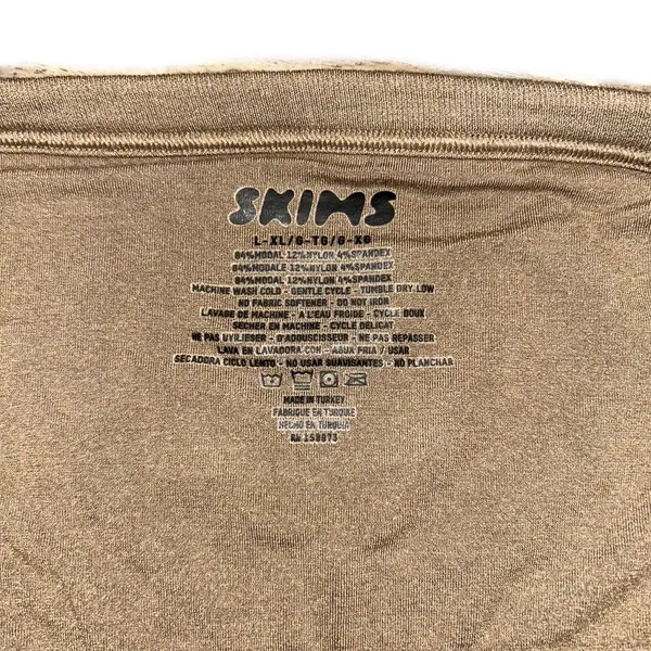 Skims NWT Terry Lounge Bodysuit L/XL Oxide - Image 11