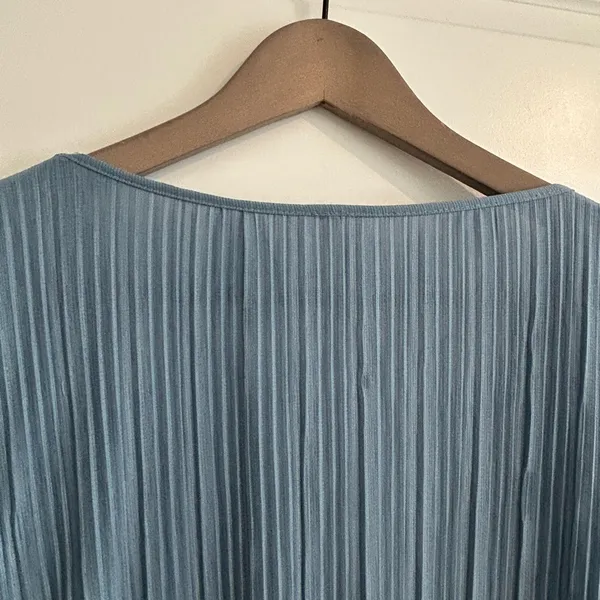 Free People Can’t Help It Pleated Mini Dress Blue Size M - Image 12
