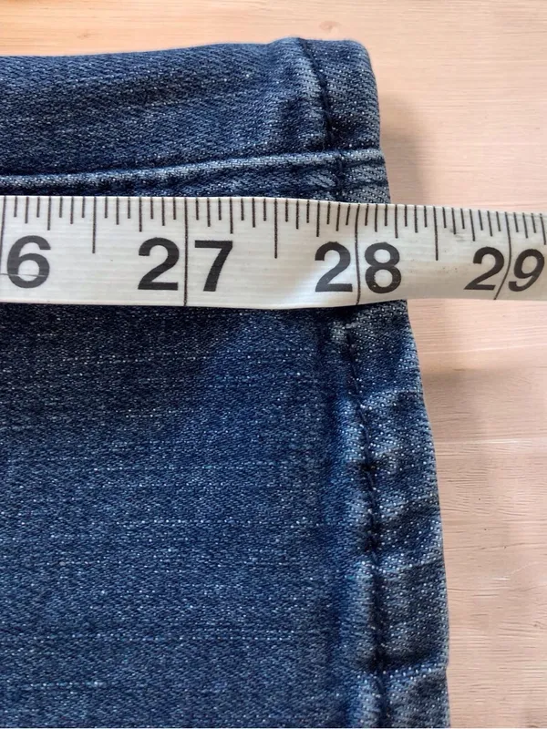 Charlotte Russe Low Rise Flare Jeans Y2K Dark Wash Size 2S - Image 9