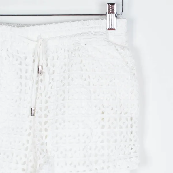 Anthropologie Elevenses White Eyelet Shorts‎ Sz XS - Image 2