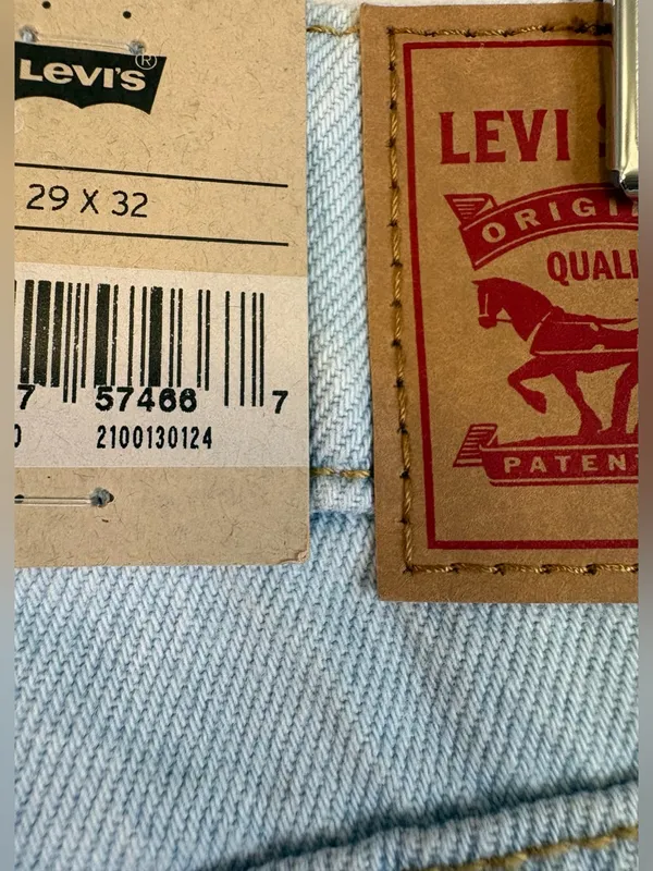 Levi's Light Blue Two-Tone Superlow Loose - Image 7