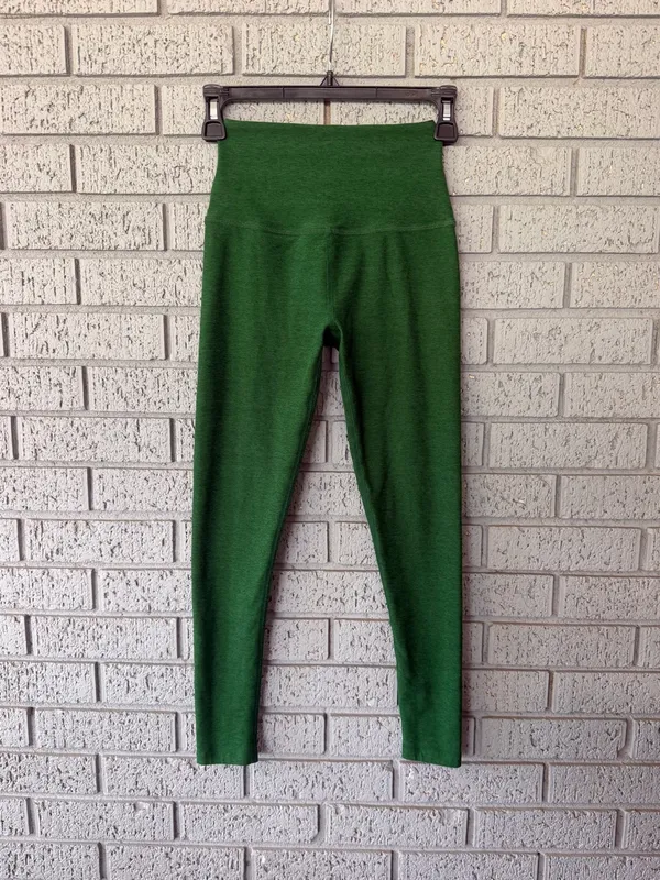 Beyond Yoga Spacedye Caught In the Midi High Waisted Leggings Green Heather XS - Image 5
