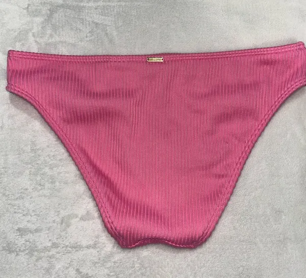 Hollister Pink Ribbed Swim Bikini Set - Image 6