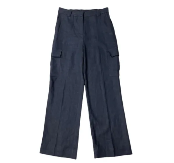 House of Harlow black linen cargo pants - Image 4