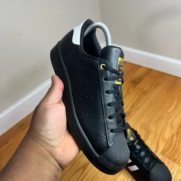 Adidas 2020 Superstar Stan Smith VS Superstar Black FX7888 Size 5.5M/7W NO BOX - Image 12