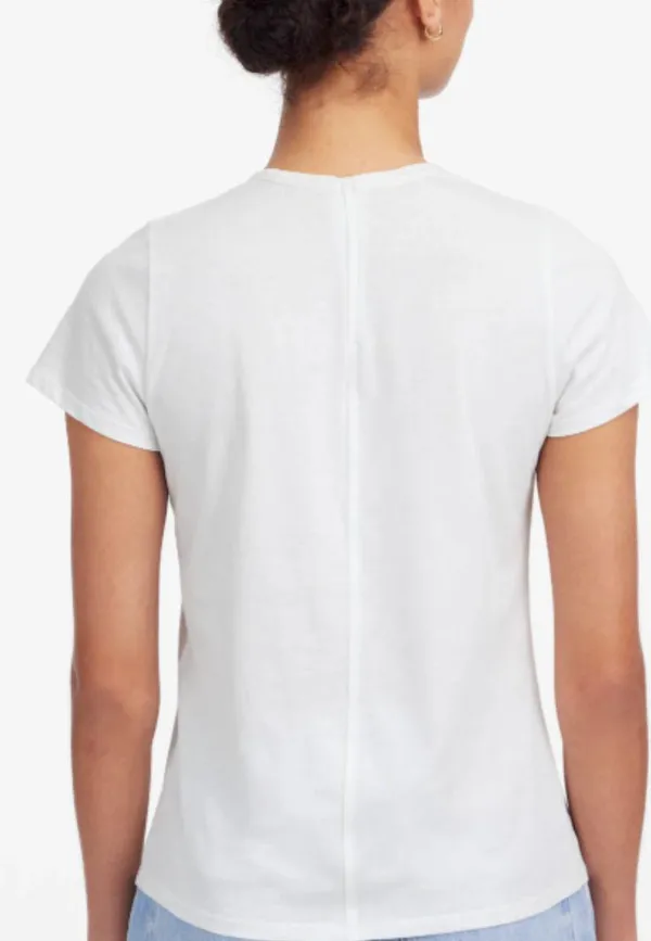 Madewell | NWT | Essential Slim Tee in Lightweight Cotton White | Sz XS - Image 2