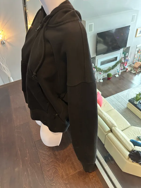 TNA Aritzia cropped zip up hoodie - Image 3