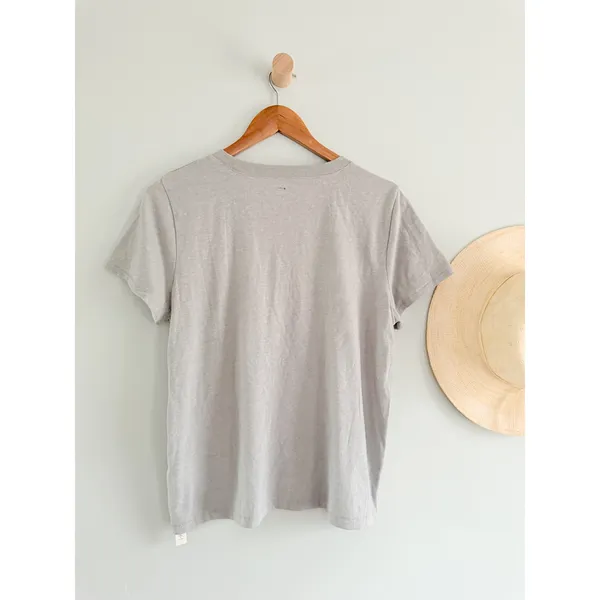 Madewell | NWT Northside Vintage Tee Light Heather Grey Short Sleeve | Sz L - Image 9