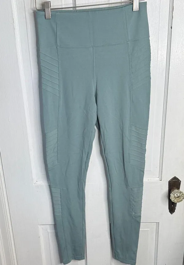 Athleta Delancey Moto Tight High-Rise Leggings Pants W1759 Sz S - Image 6