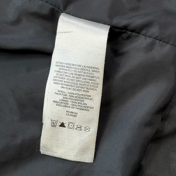 Columbia Womens Black Long Puffer Jacket Quilted Insulated Parka WL5073 Size S - Image 7