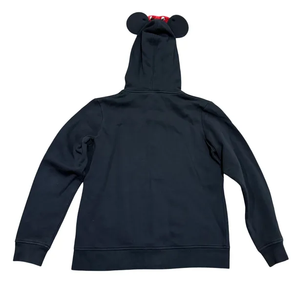 Disney Parks Originals Minnie Mouse ears with bow zip-front hoodie‎ Size XL - Image 3