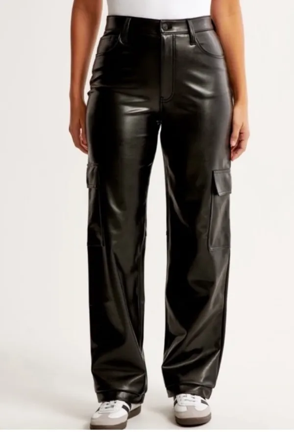 Abercrombie Leather Pants Vegan - Image 6