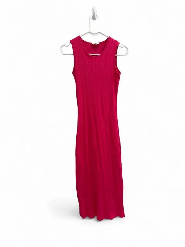 SUGARLIPS Kofo Ribbed Knit Tank Midi Dress - Image 3