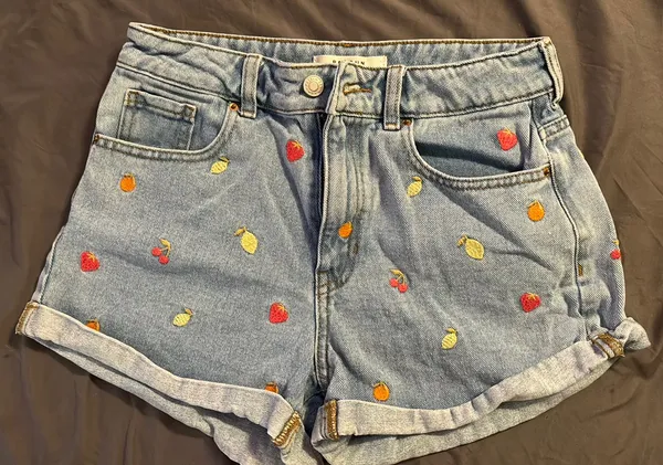 PacSun Eco Fruit Embroidered Mom Shorts - Image 5