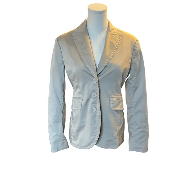 Cabi cream button front blazer jacket career office business size 2 - Image 2