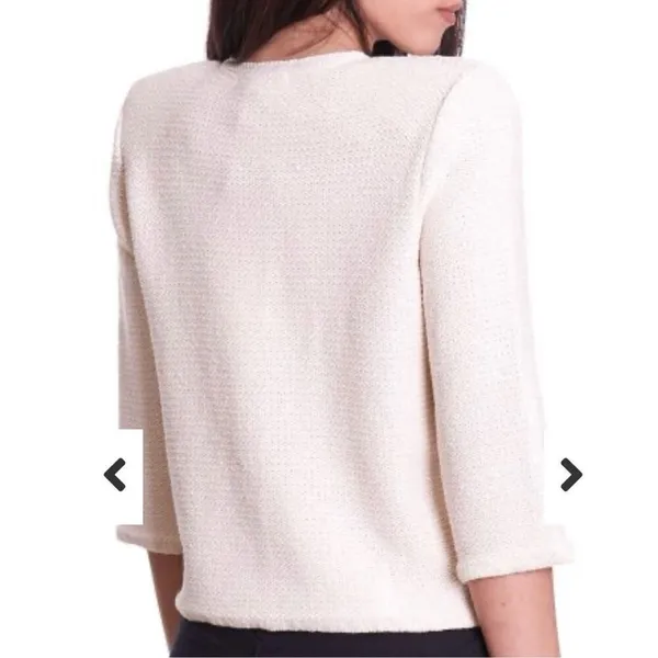 Maria Bellentani ladylike gold button cardigan sweater small - Image 12