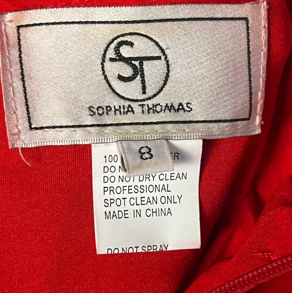 Red Hoco or Party Dress Sophia Thomas - Image 3