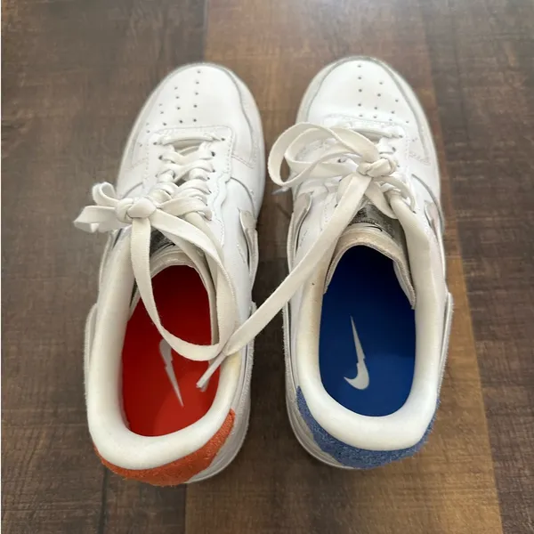 Nike Air Force 1 Low White Leather Sneakers Women’s Size 8 - Image 7