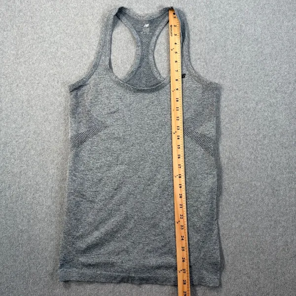 New Balance Gray Racerback Tank Top Women's Medium Running Active Gym Workout - Image 6
