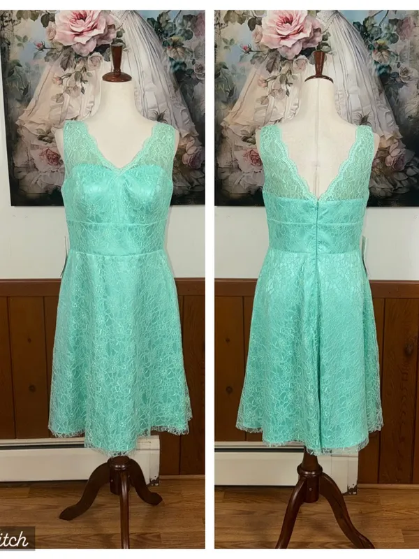 Beautiful New Azazie Alma Lace Fit-and-Flare Dress - Image 2