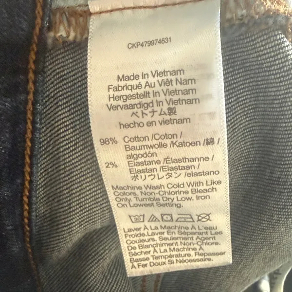 Madewell Dark Blue Flare Jeans Size 30 Mid Rise Kick Out Denim - Image 5
