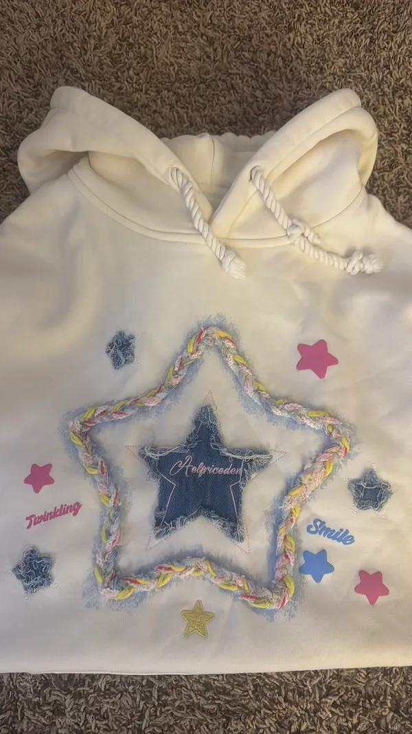 Aelfric Eden Hoodie Star Embroidery - Image 2