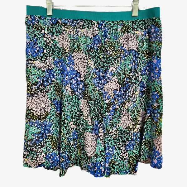 Anthropologie Maeve Cottage Floral Abstract Chiffon Skirt Women’s Sz L NWT $99 - Image 5
