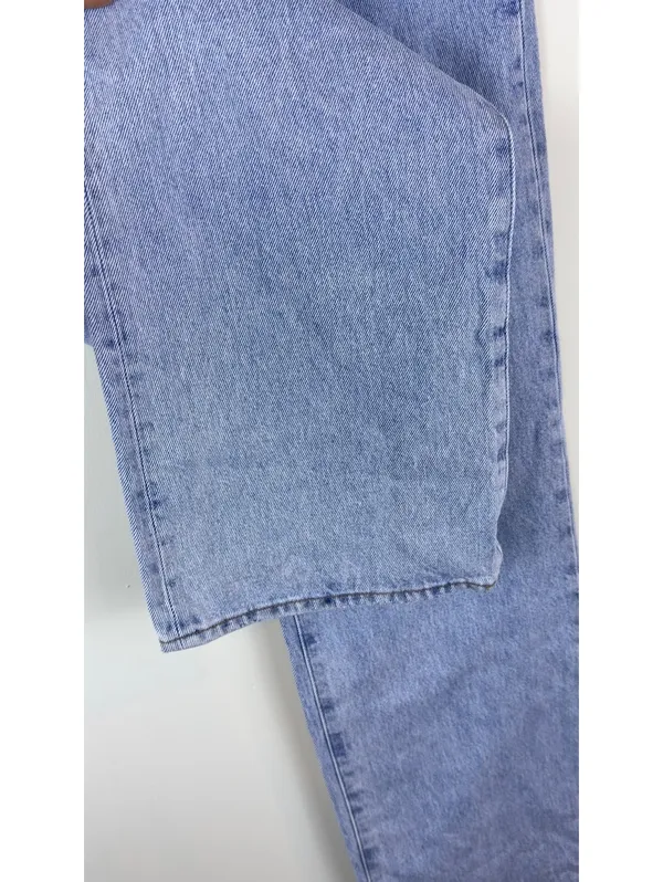 Denim Forum The Farrah Hi-Rise Wide Leg Jeans Light Wash Size 26 Aritzia - Image 7
