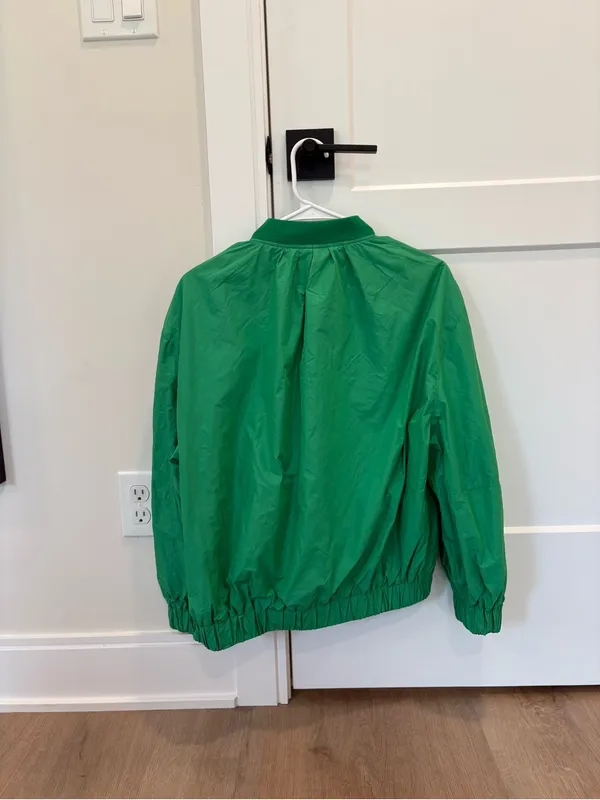 Anthropologie Maeve Ballon Sleeve Bomber - Image 4
