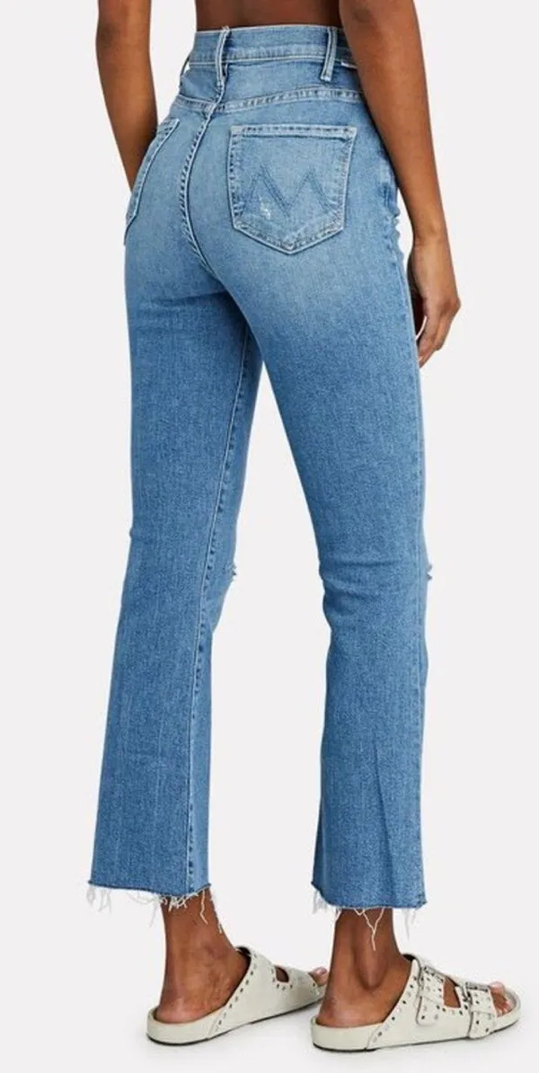 MOTHER The Hustler Ankle Fray Jeans Understudy NWT Size 25 - Image 2