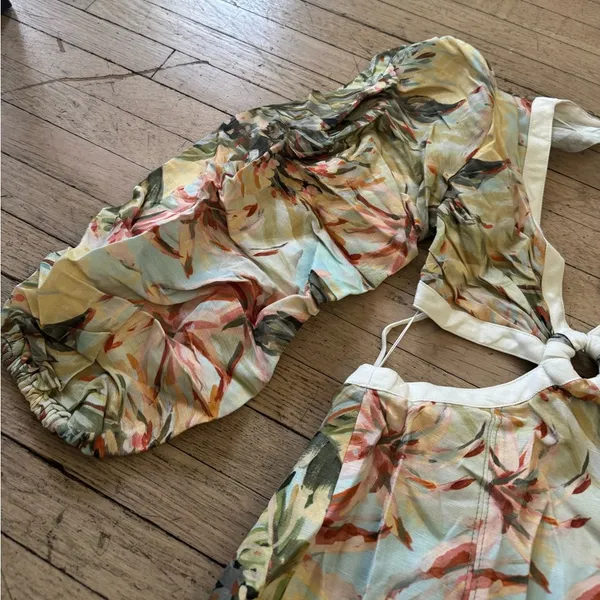 NWT Significant Other Madrid Cut-Out Floral Mini Dress - Image 7