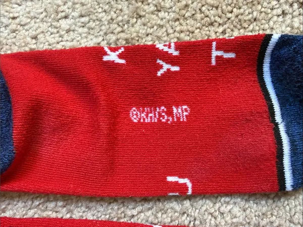 My Hero Academia Red Class 1-A Character Crew Socks. Unisex - Image 5